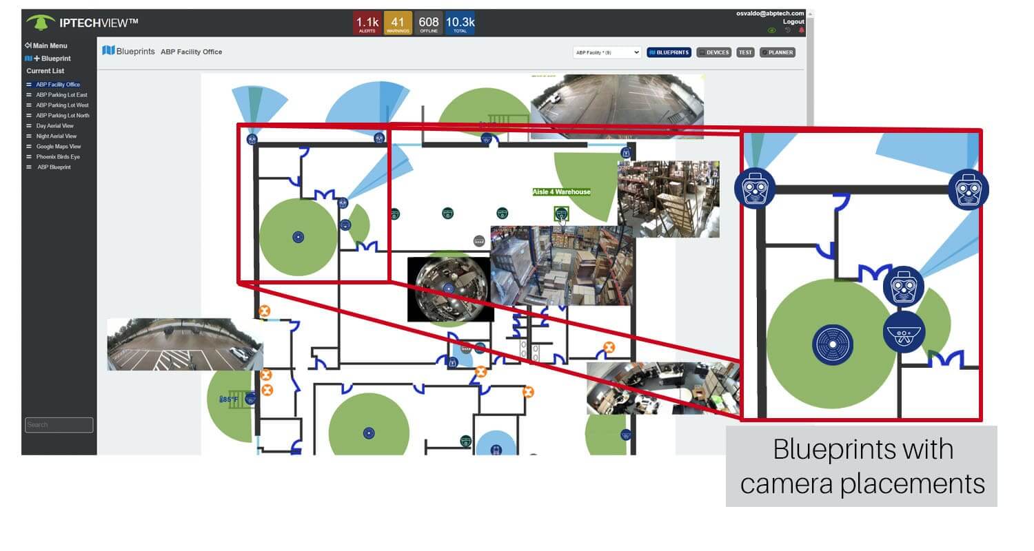 Planning and positioning Cameras