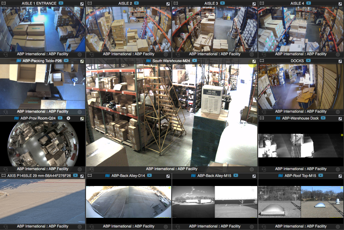 Customize your surveillance videos views with IPTECHVIEW Spaces™