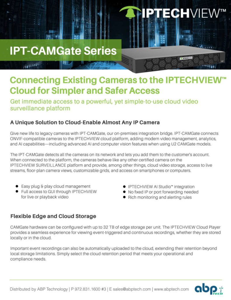 IPT CAMGate Series (PDF cover)