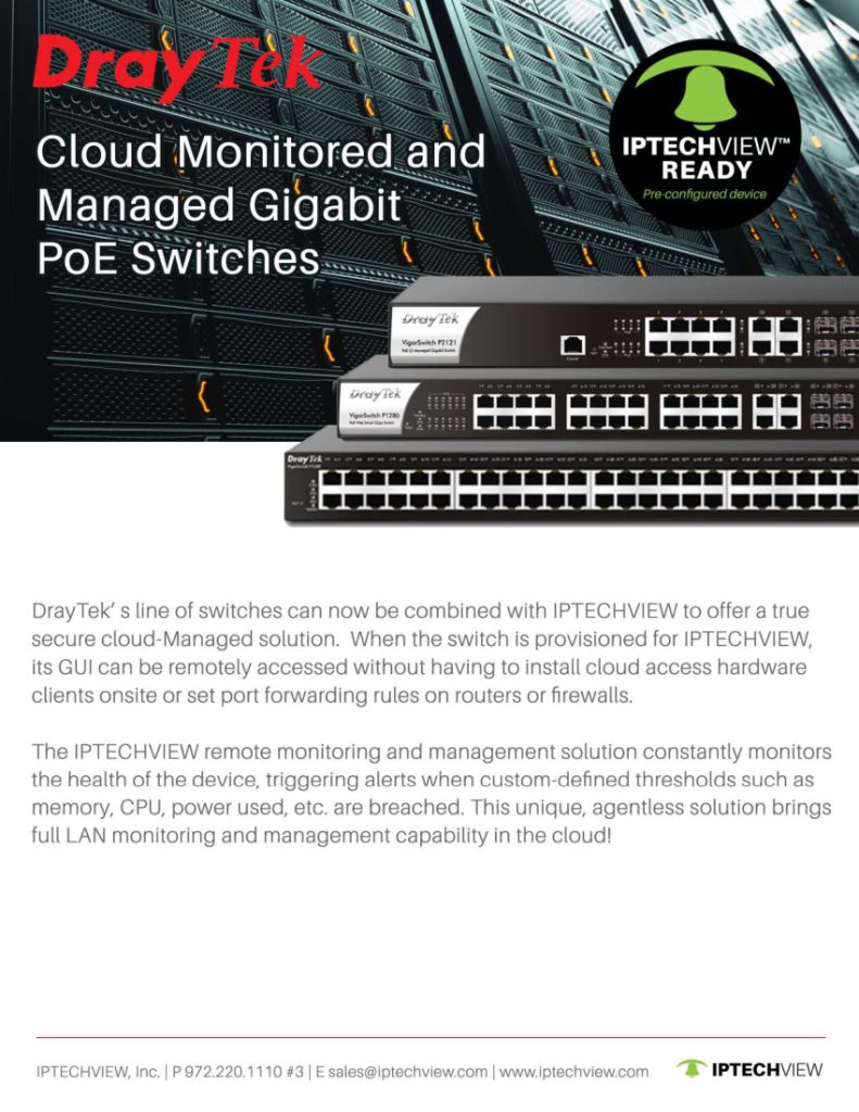 DrayTek Switches (PDF cover)