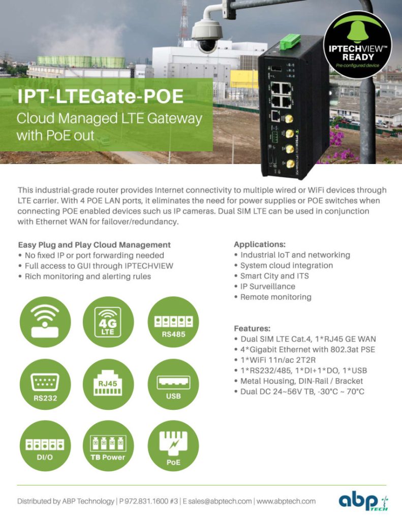 IPT LTE Gate PoE (PDF cover)