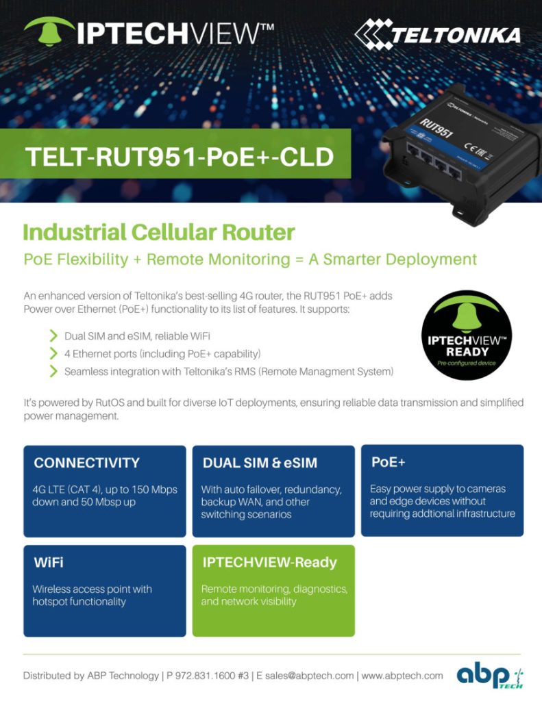 Teltonika RUT951 (PDF cover)